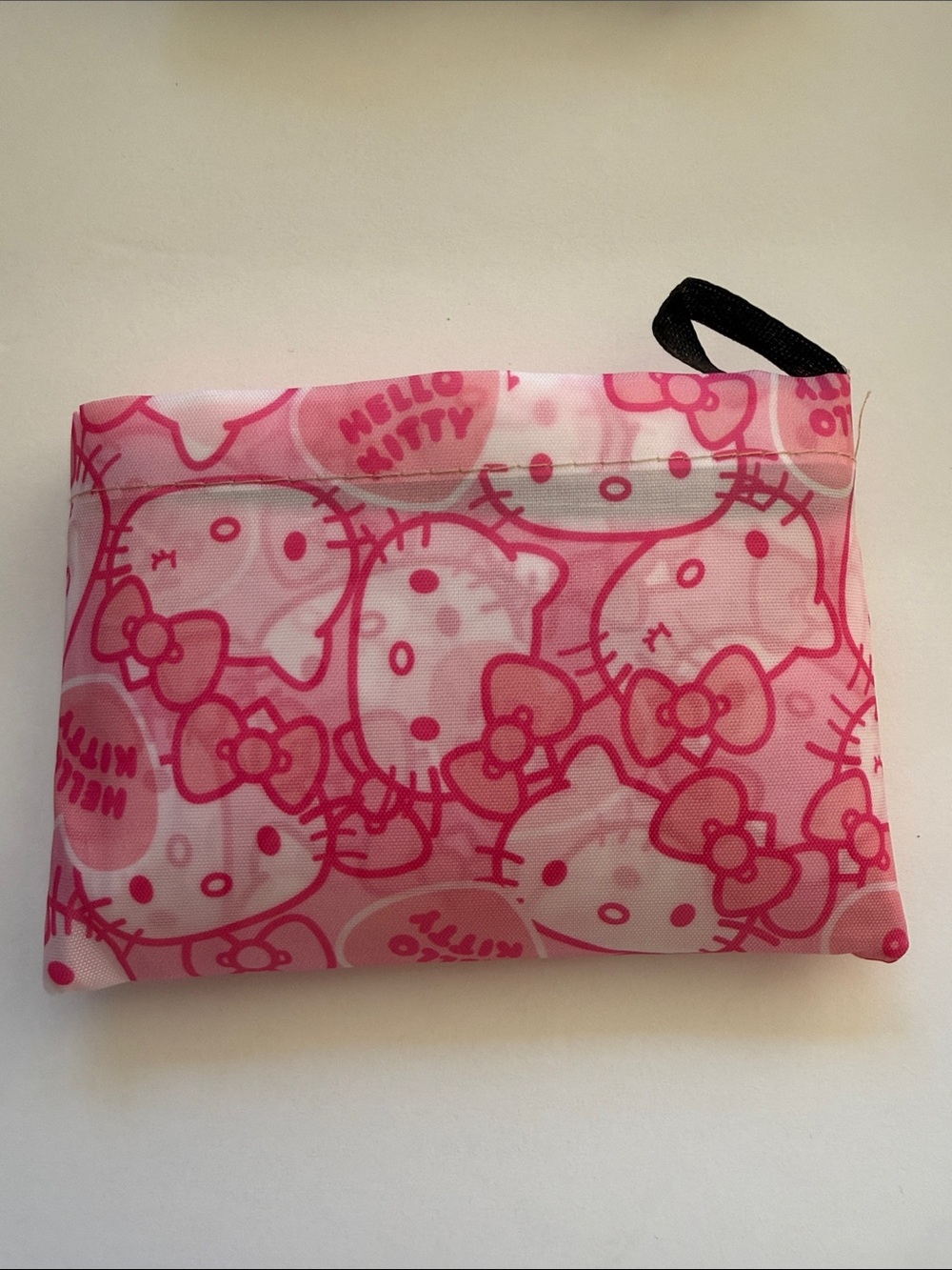 Hello Kitty Pink Graphic Wristlet Pouch